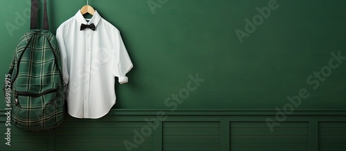 Chic school outfit and bag ...