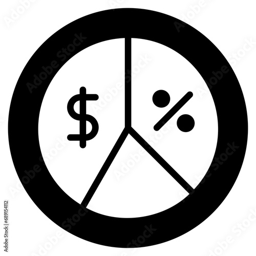 dividend glyph icon