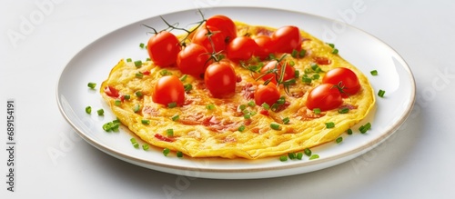 Italian frittata omelet wit...