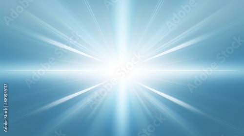 Abstract blue background with some smooth lines in it and some rays in it