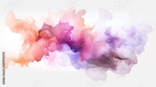 Abstract colorful watercolor for background. Digital art painting. Texture paper.