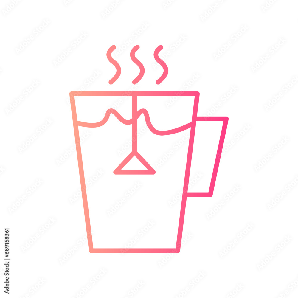tea gradient icon