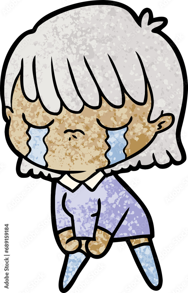 cartoon woman crying cartoon woman crying