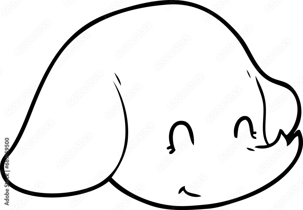cartoon elephant face cartoon elephant face