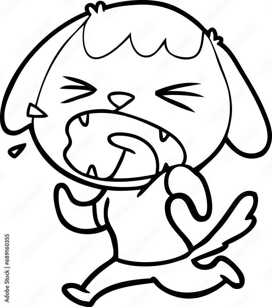 cute cartoon dog barking cute cartoon dog barking