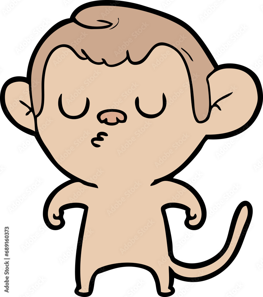 cartoon monkey