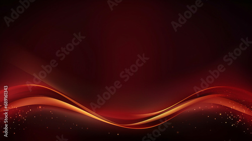 Opulent Red Luxury Background with Golden Fire Patterns - Stylish Abstract Design for Elegant Backdrops, Illustrations, and High-End Creative Concepts.