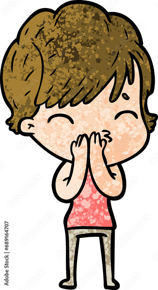 cartoon woman thinking cartoon woman thinking