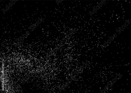 Powder sugar explosion or splash png, falling flour, salt powder falling gently. Christmas background. Powder dust light PNG. Magic shining white dust. Fine shiny dust bokeh particles fall.