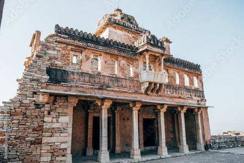 views of chittorgarh fortress, india photo