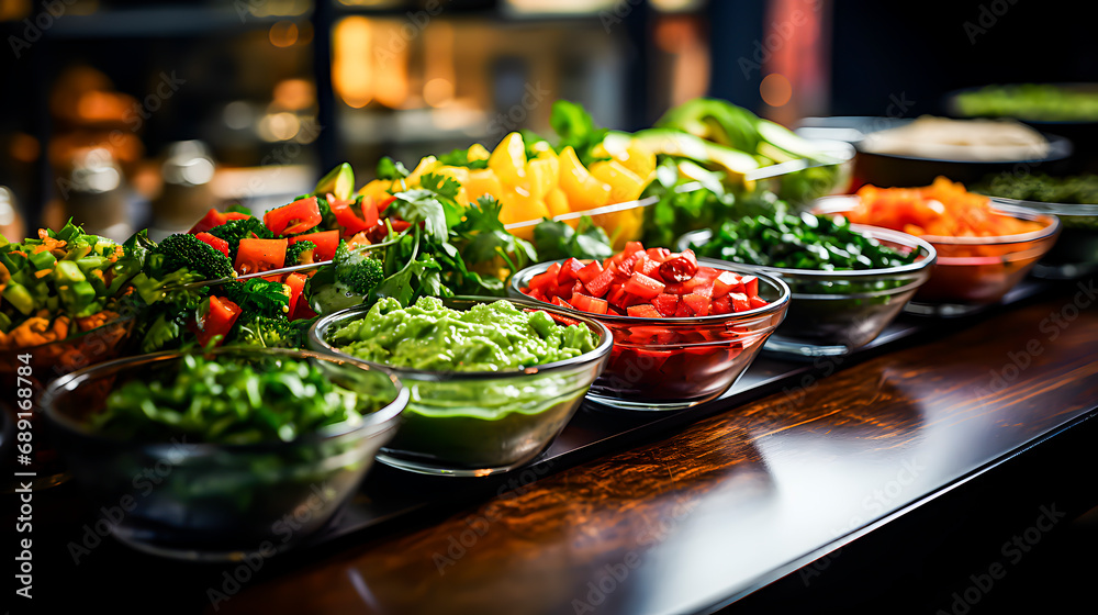 Glass containers with healthy foods Glass containers with healthy foods