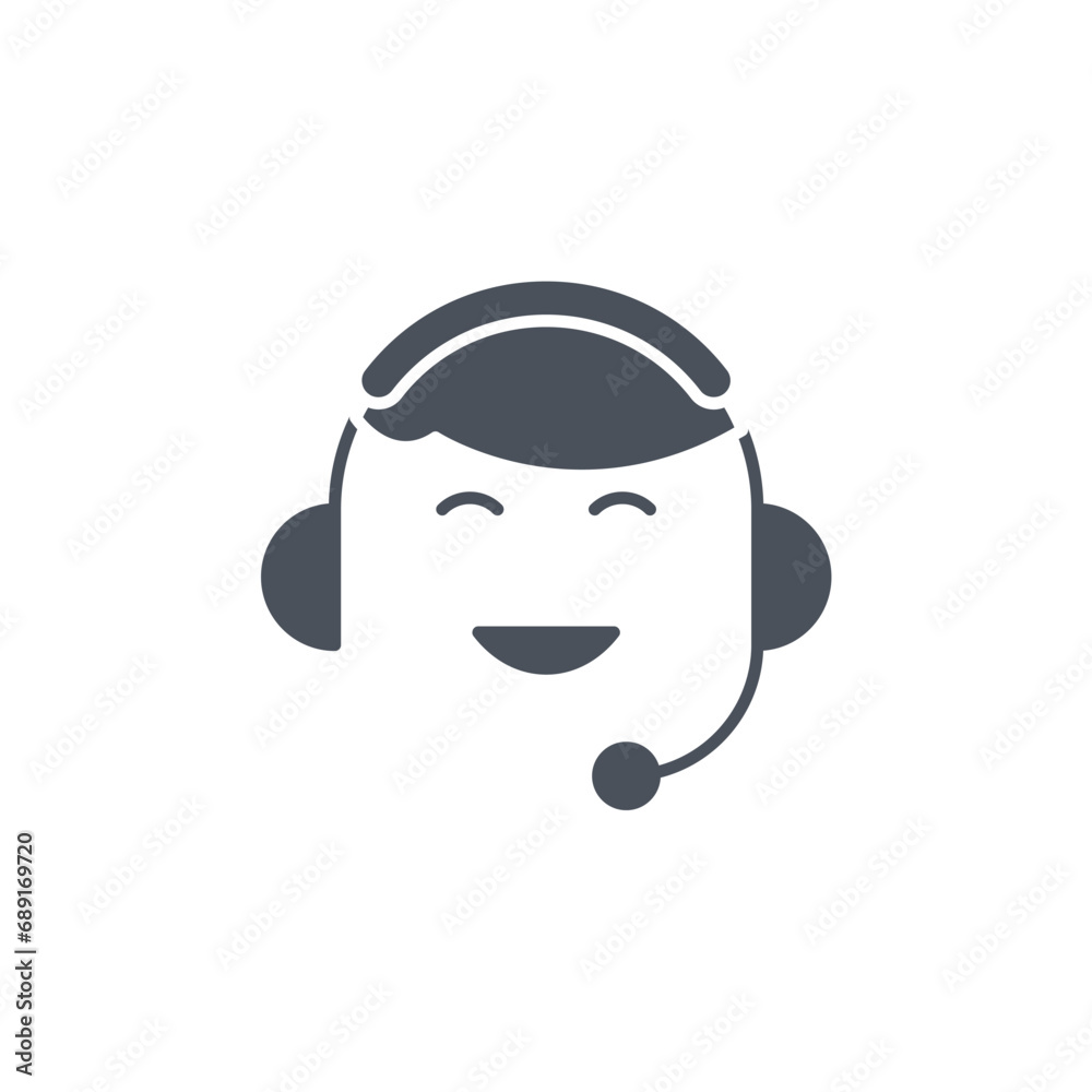 Vector sign of the support symbol isolated on a white background. icon color editable. Vector sign of the support symbol isolated on a white background. icon color editable.