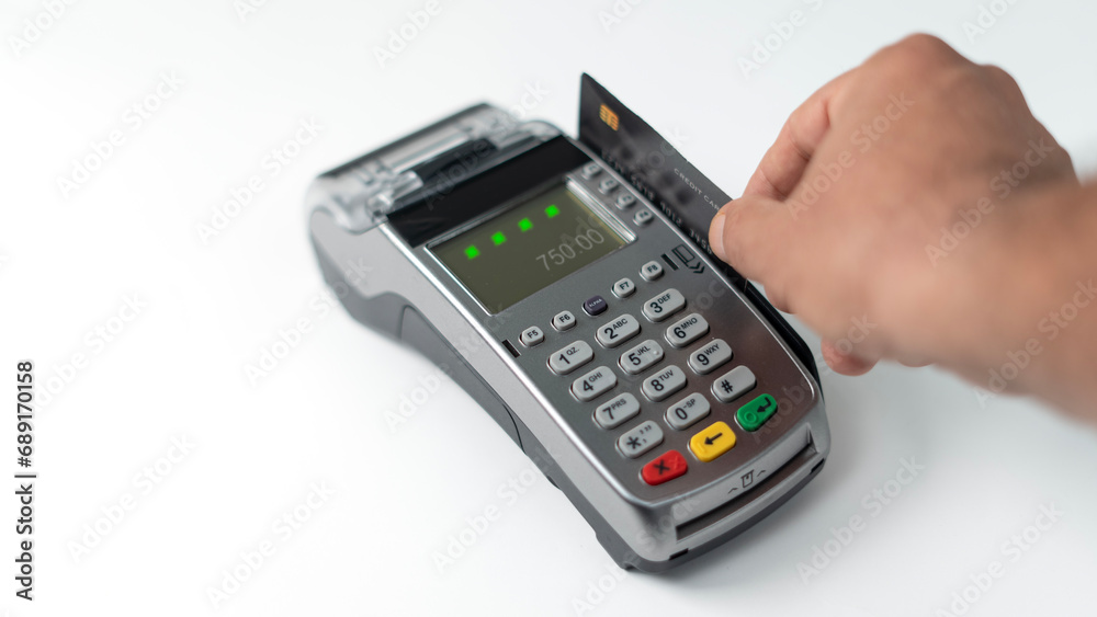 credit card payment with electronic pos machine credit card payment with electronic pos machine