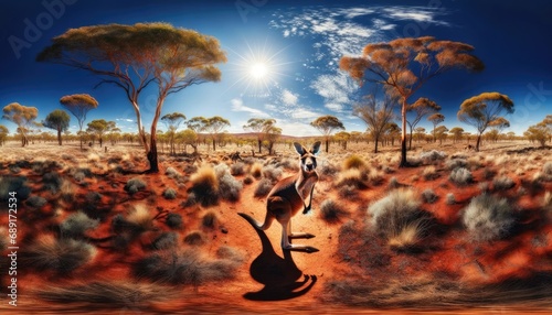 Kangaroo in the Australian Outback