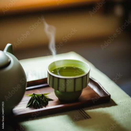 日本風美味しいお茶
