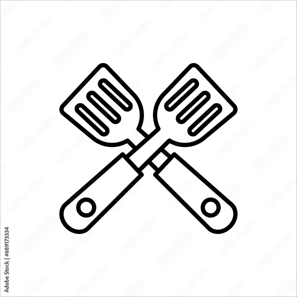 spatula icon. vector illustration for web design isolated on white background spatula icon. vector illustration for web design isolated on white background