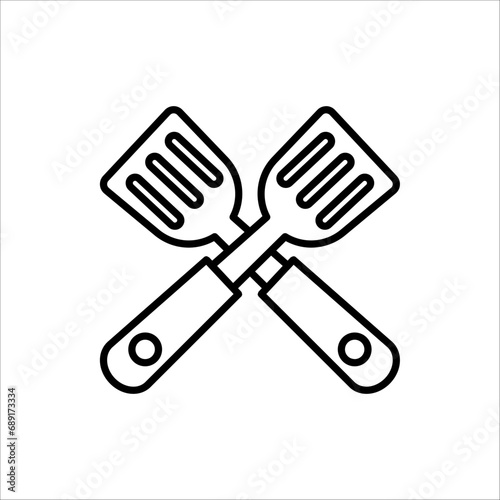 spatula icon. vector illustration for web design isolated on white background