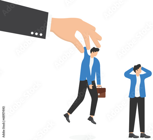 jobless, termination of work rights, unemployment, business owners fire employees.

