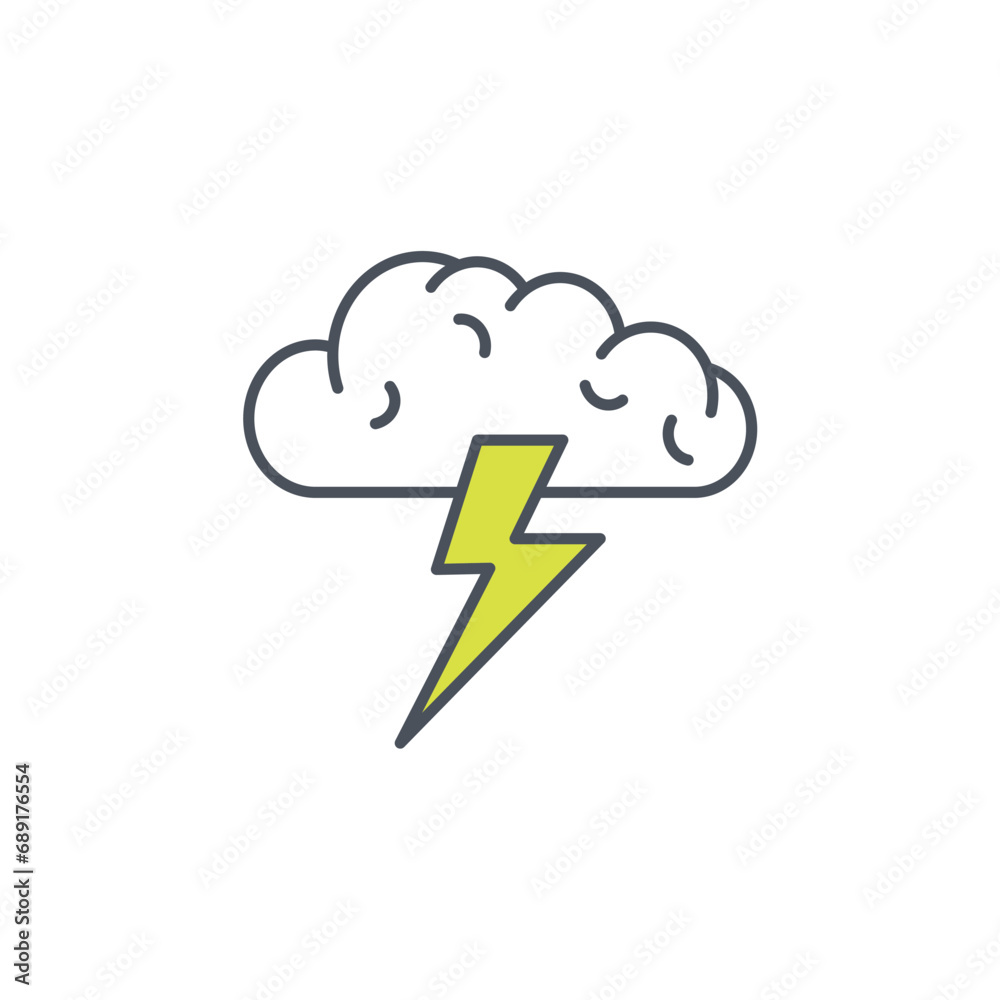 Vector sign of the brainstorm symbol isolated on a white background. icon color editable. Vector sign of the brainstorm symbol isolated on a white background. icon color editable.
