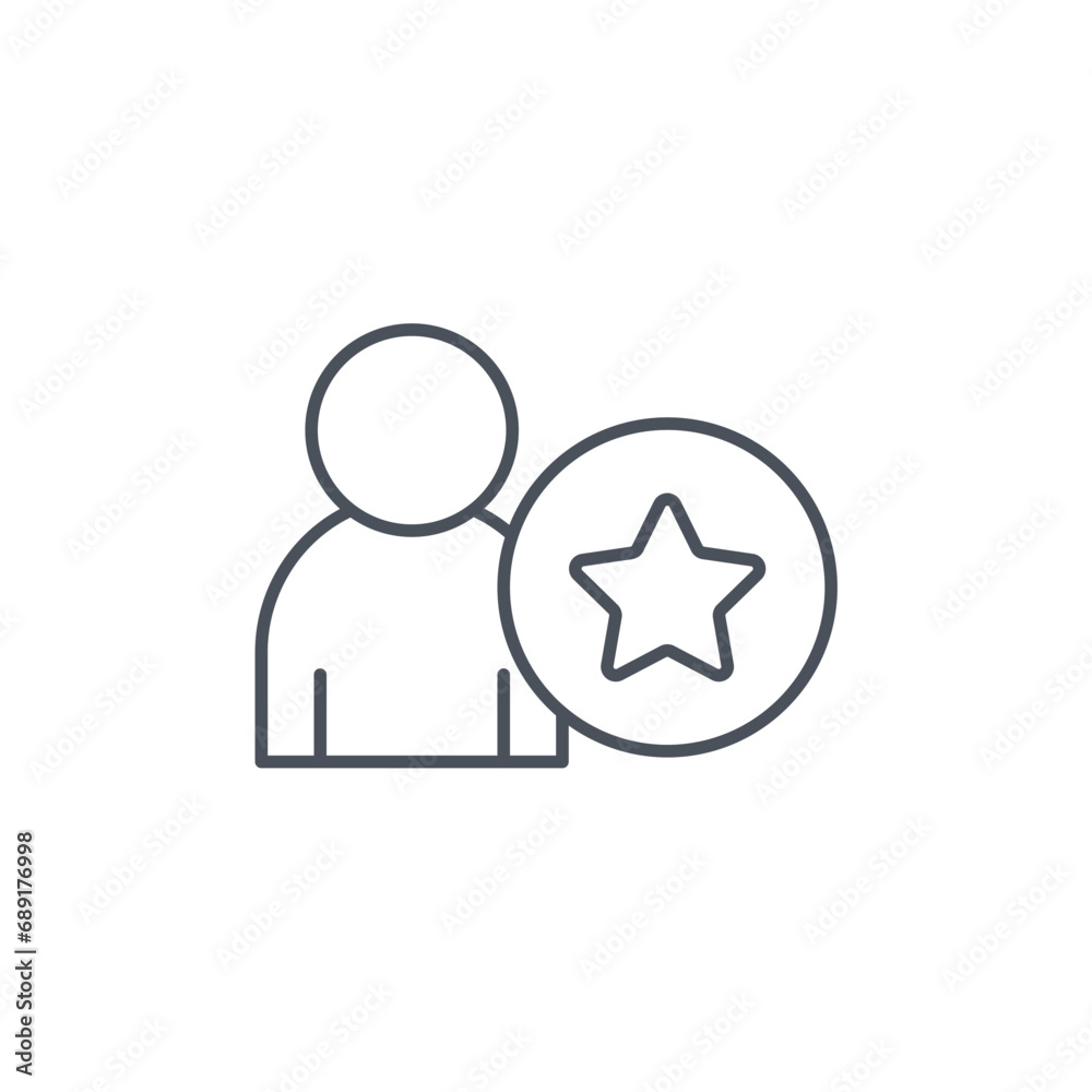 Vector sign of the excellence symbol isolated on a white background. icon color editable. Vector sign of the excellence symbol isolated on a white background. icon color editable.
