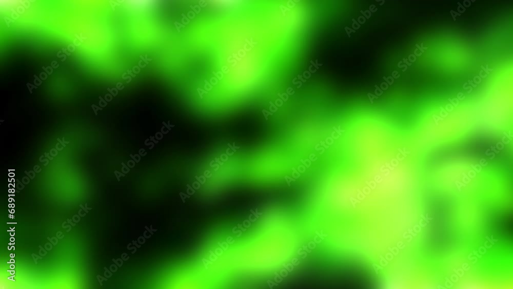 Abstract blurred green smoke cloud stream motion animation on black background.Cinematic animation background for mystery,horror, Halloween environment Abstract blurred green smoke cloud stream motion animation on black background.Cinematic animation background for mystery,horror, Halloween environment