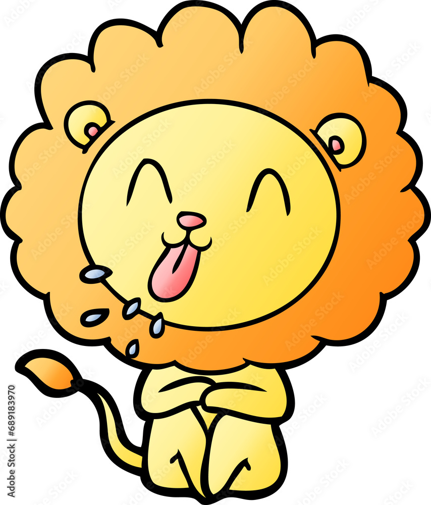happy cartoon lion happy cartoon lion