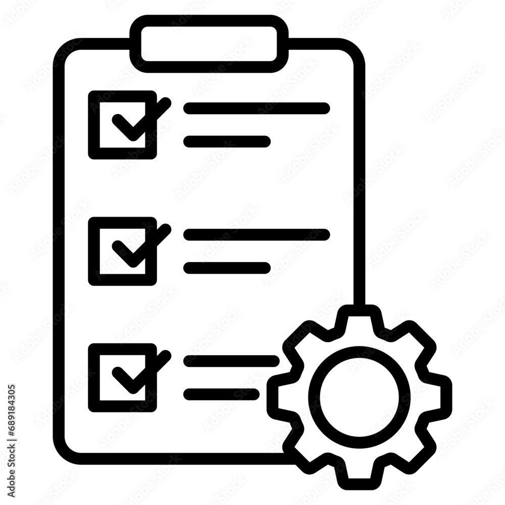 Project Management icon line vector illustration Project Management icon line vector illustration