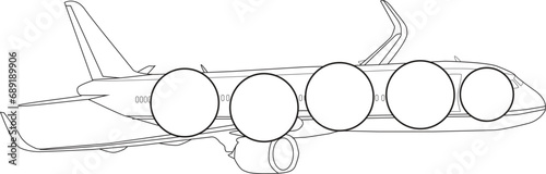 Air Plane dot marker