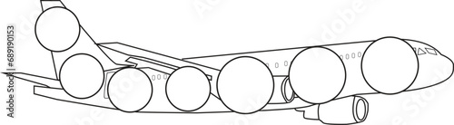 Air Plane dot marker