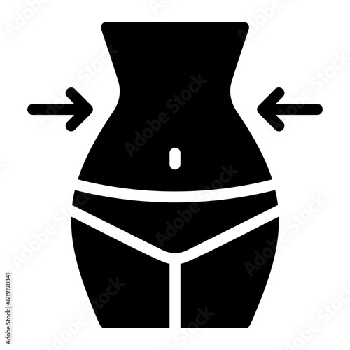 fitness glyph icon