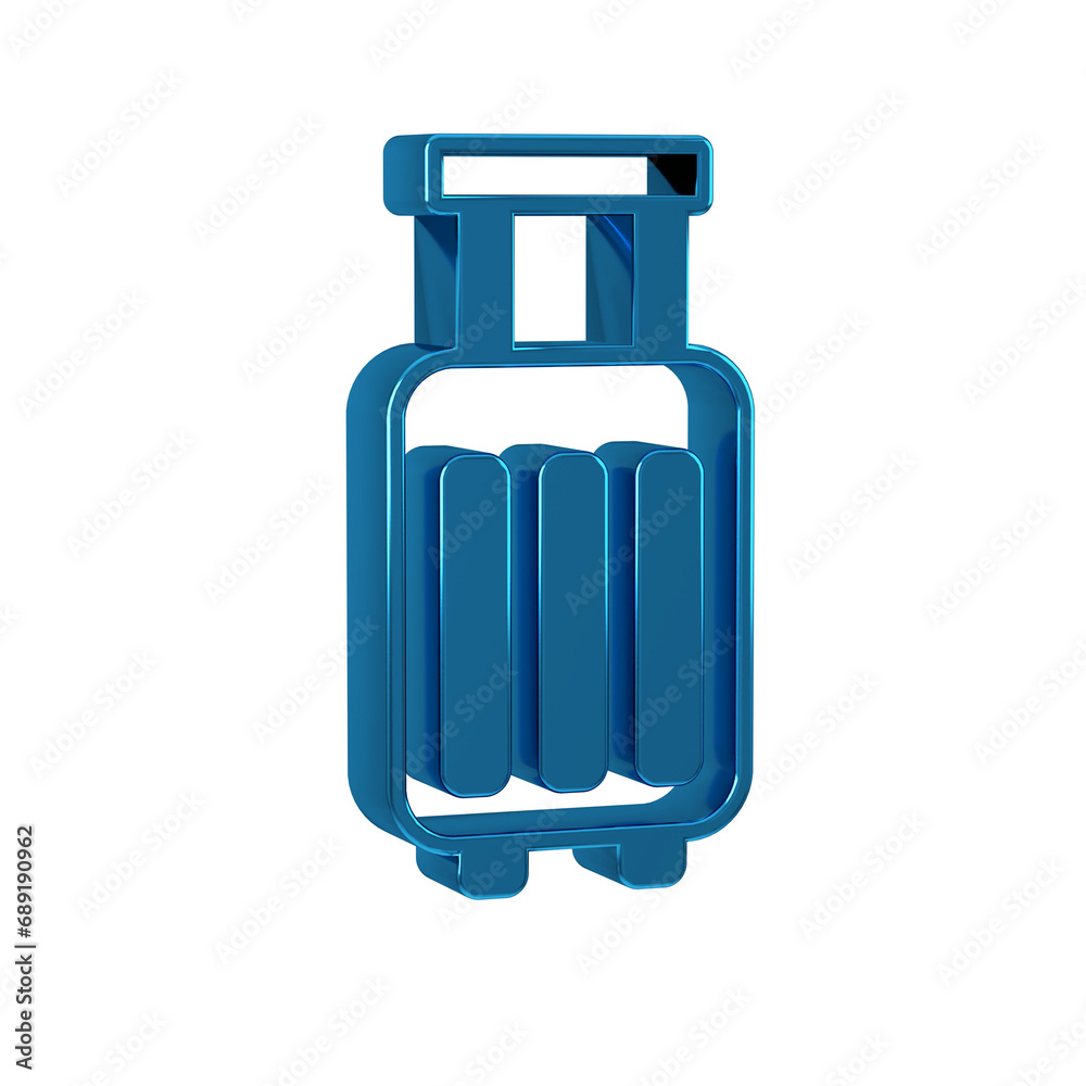Blue Suitcase for travel icon isolated on transparent background. Traveling baggage sign. Travel luggage icon. Blue Suitcase for travel icon isolated on transparent background. Traveling baggage sign. Travel luggage icon.