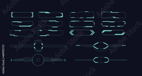 Vector Graphic Assets Set. Bold modern Shapes for Posters Template, flyers, clothes, social media, graphic design, sticker, In Y2k style, Futuristic, Anti-design, Digital Collage, Retro Futurist.