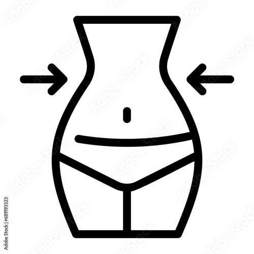 fitness line icon