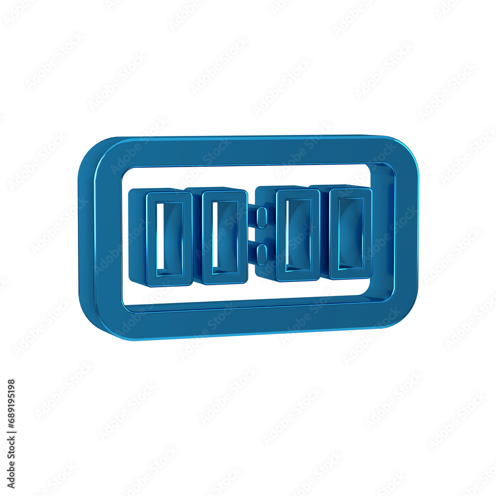 Blue Digital alarm clock icon isolated on transparent background. Electronic watch alarm clock. Time icon. Blue Digital alarm clock icon isolated on transparent background. Electronic watch alarm clock. Time icon.