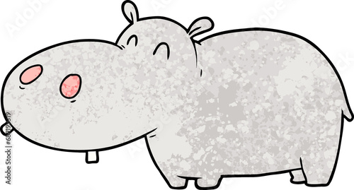 cartoon hippo photo