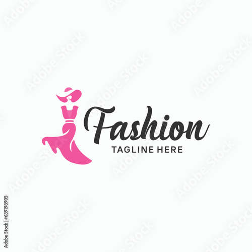 hand drawn clothing store logo boutique