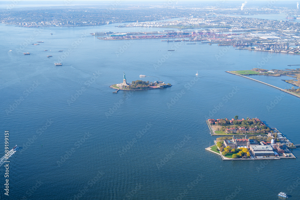 Liberty and Ellis Island  Upper New York Bay