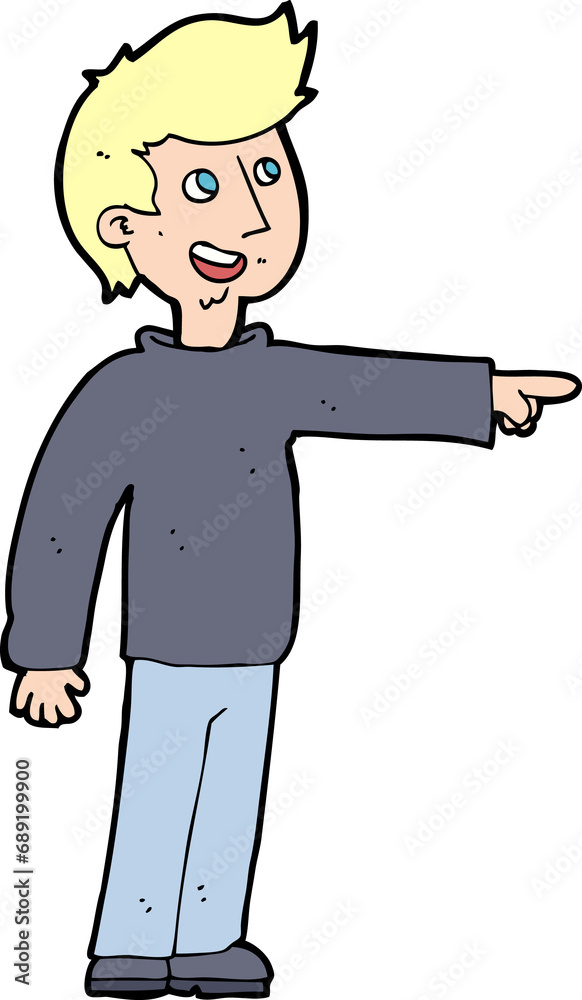 cartoon happy man pointing and laughing cartoon happy man pointing and laughing