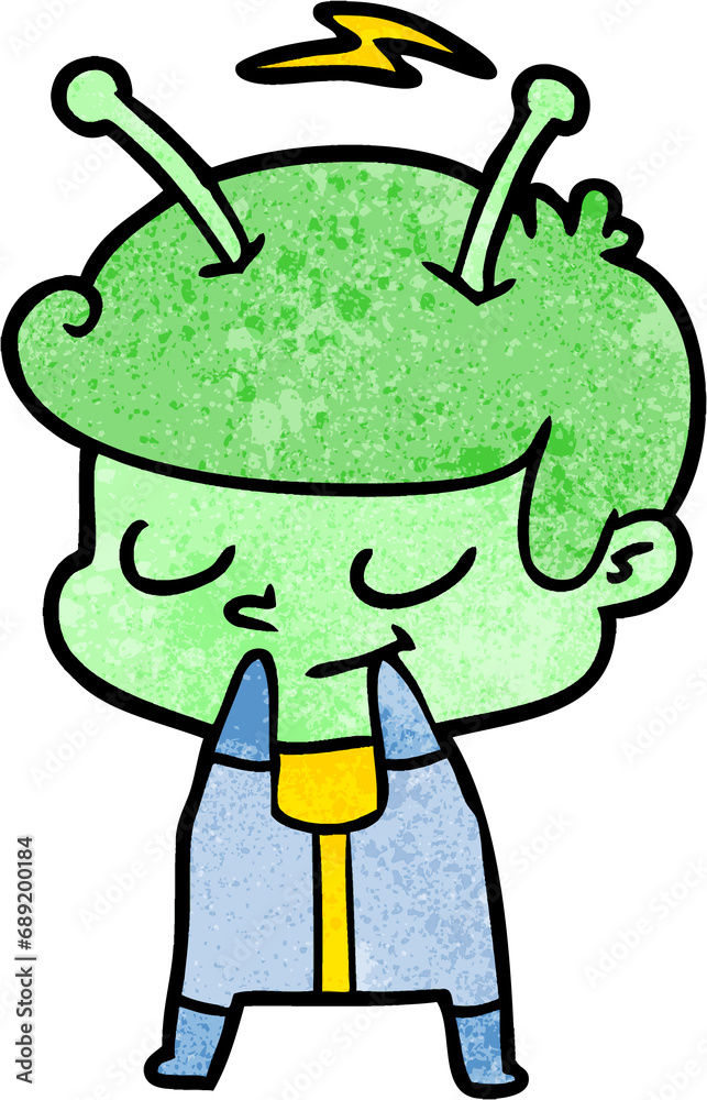 self conscious cartoon spaceman self conscious cartoon spaceman