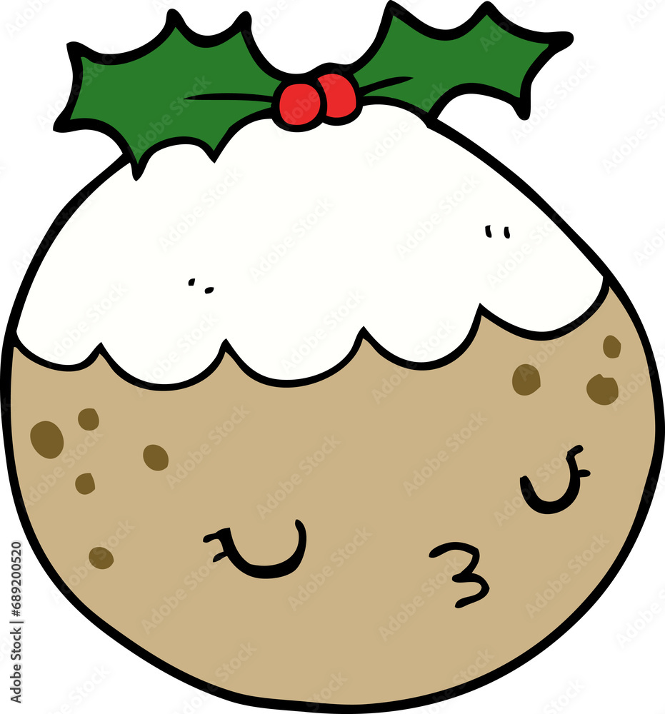 cute cartoon christmas pudding cute cartoon christmas pudding