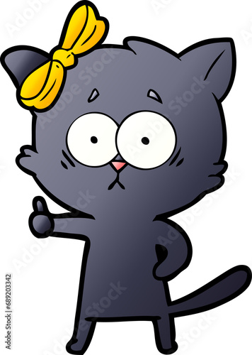 Fototapeta Naklejka Na Ścianę i Meble -  cartoon cat