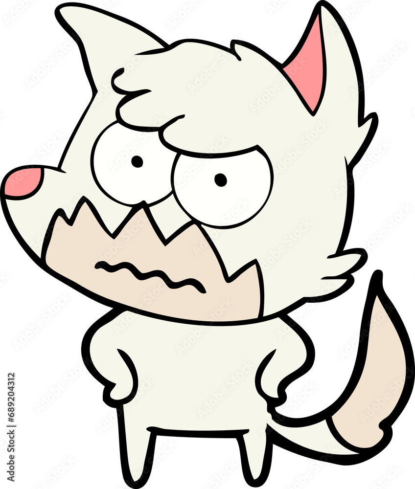 cartoon annoyed fox cartoon annoyed fox