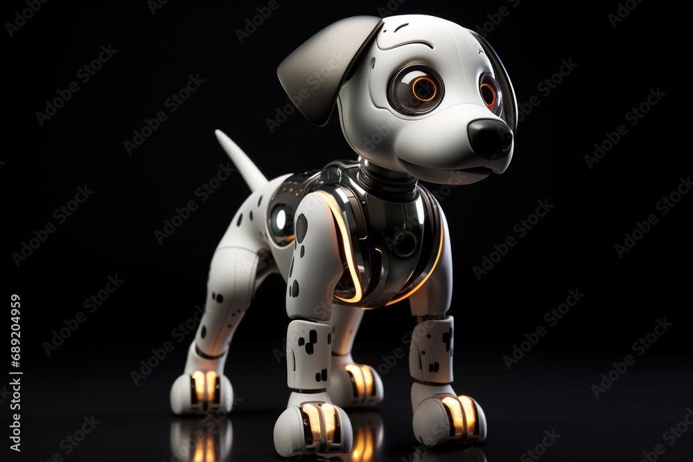 Portrait of a Mechanic robot dog Portrait of a Mechanic robot dog