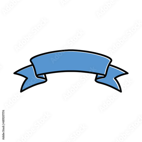 ribbon banner icon, ribbon label logo template