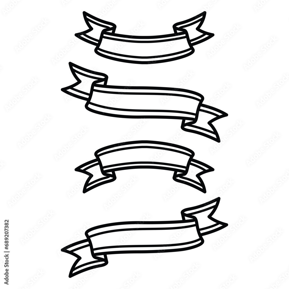 ribbon banner icon, ribbon label logo template ribbon banner icon, ribbon label logo template