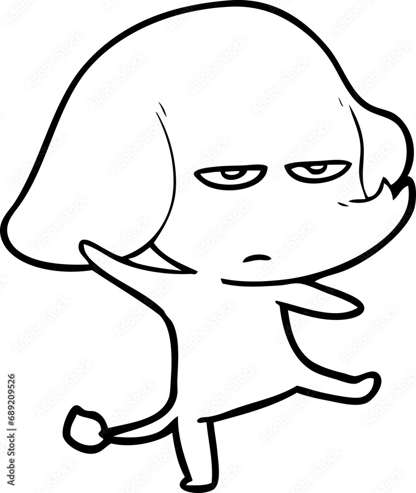 annoyed cartoon elephant annoyed cartoon elephant