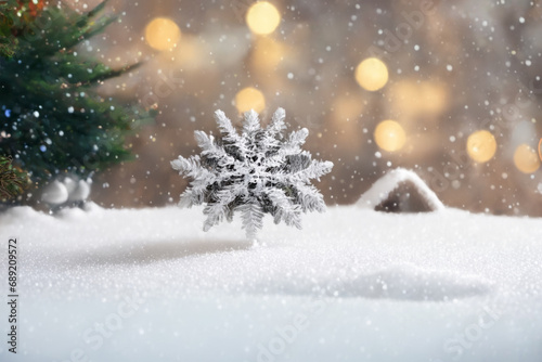Winter Scene, Christmas Tree, New Year © nomadphotography