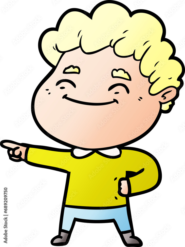 cartoon friendly man cartoon friendly man