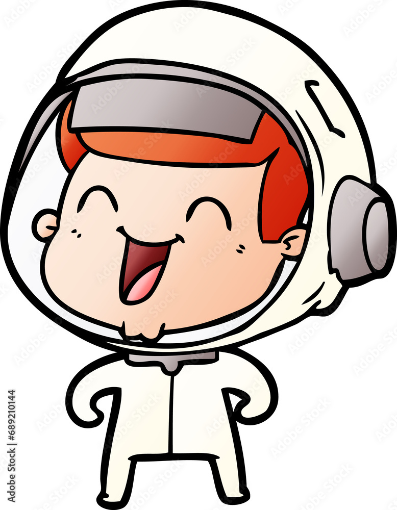 happy cartoon astronaut happy cartoon astronaut