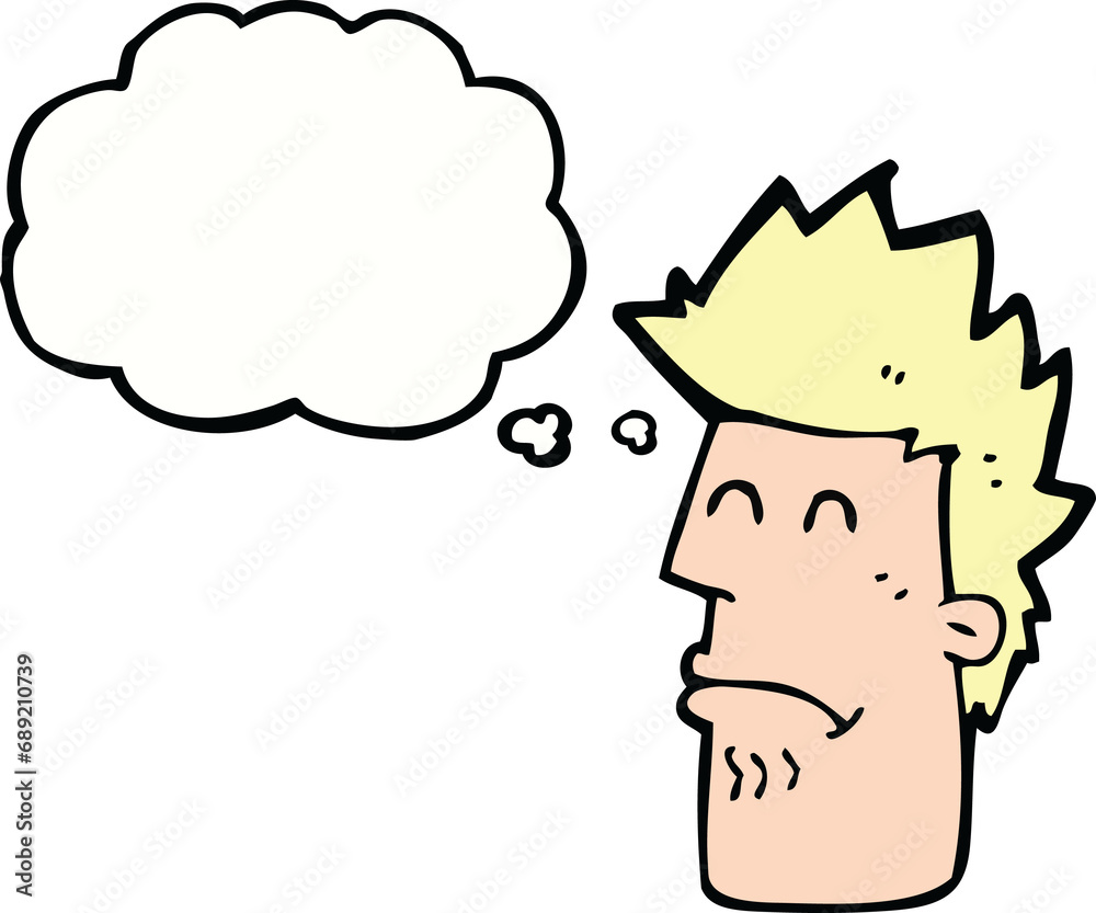 cartoon man feeling sick with thought bubble cartoon man feeling sick with thought bubble